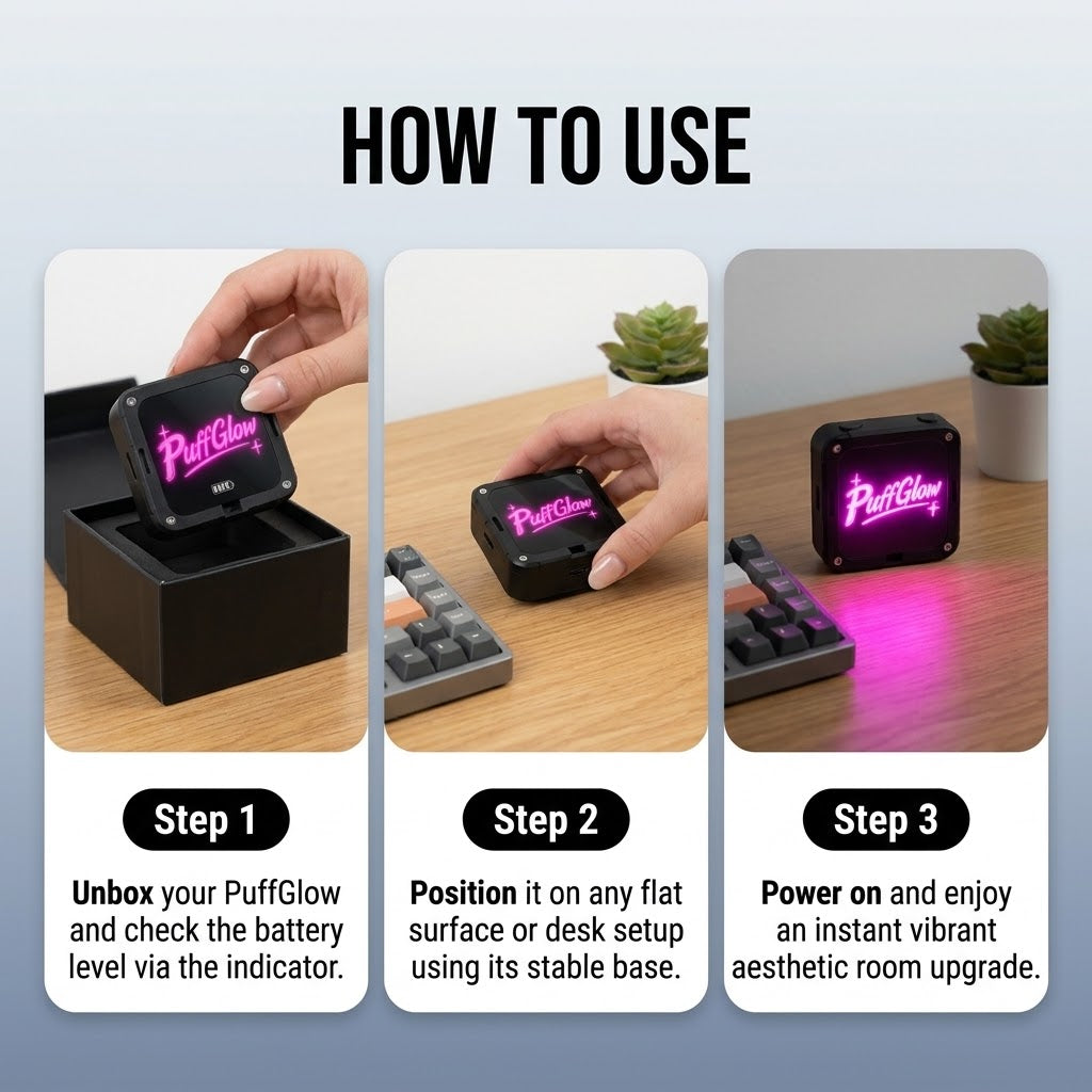 PuffGlow™ car LED light