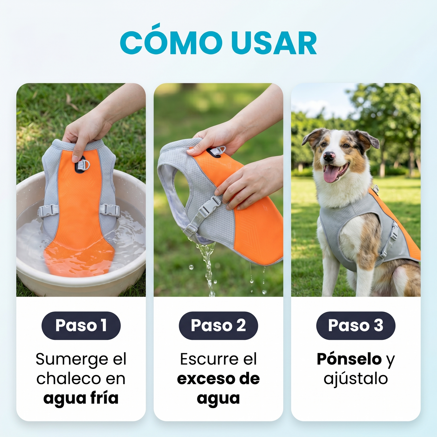 HappyWalk™ Chaleco refrescante para perros