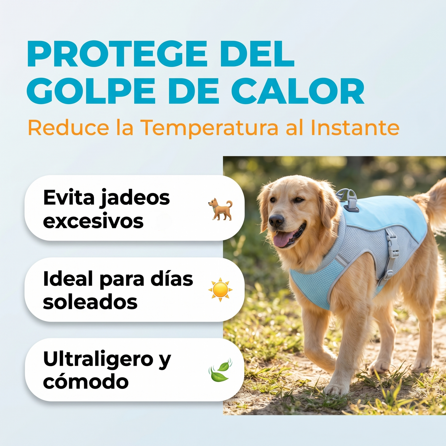HappyWalk™ Chaleco refrescante para perros